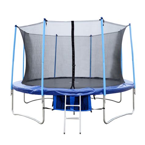 safety net enclosure for trampoline|14' trampoline with safety enclosure.